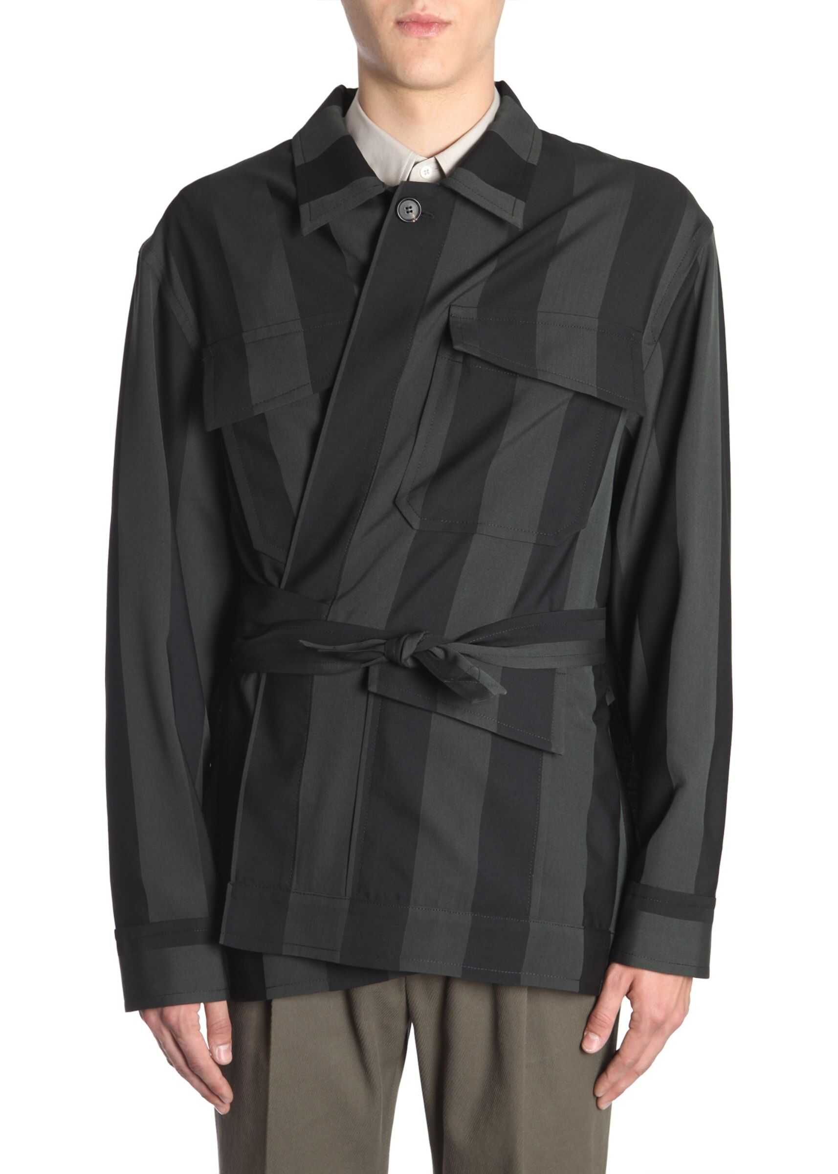 Vivienne Westwood Striped Caban BLACK
