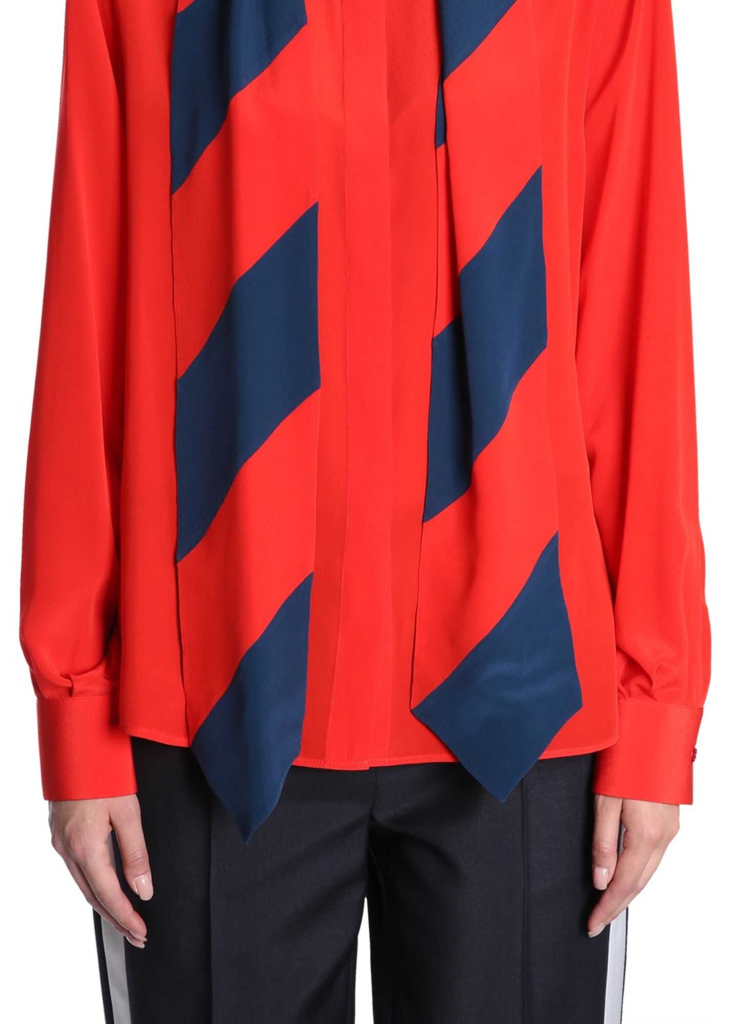 Givenchy Crèpe De Chine Shirt RED