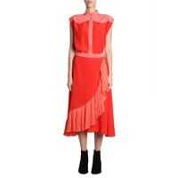Rochii casual Wrap Dress With Ruffles Femei