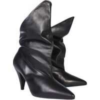 Cizme scurte Leather Ankle Boots Femei