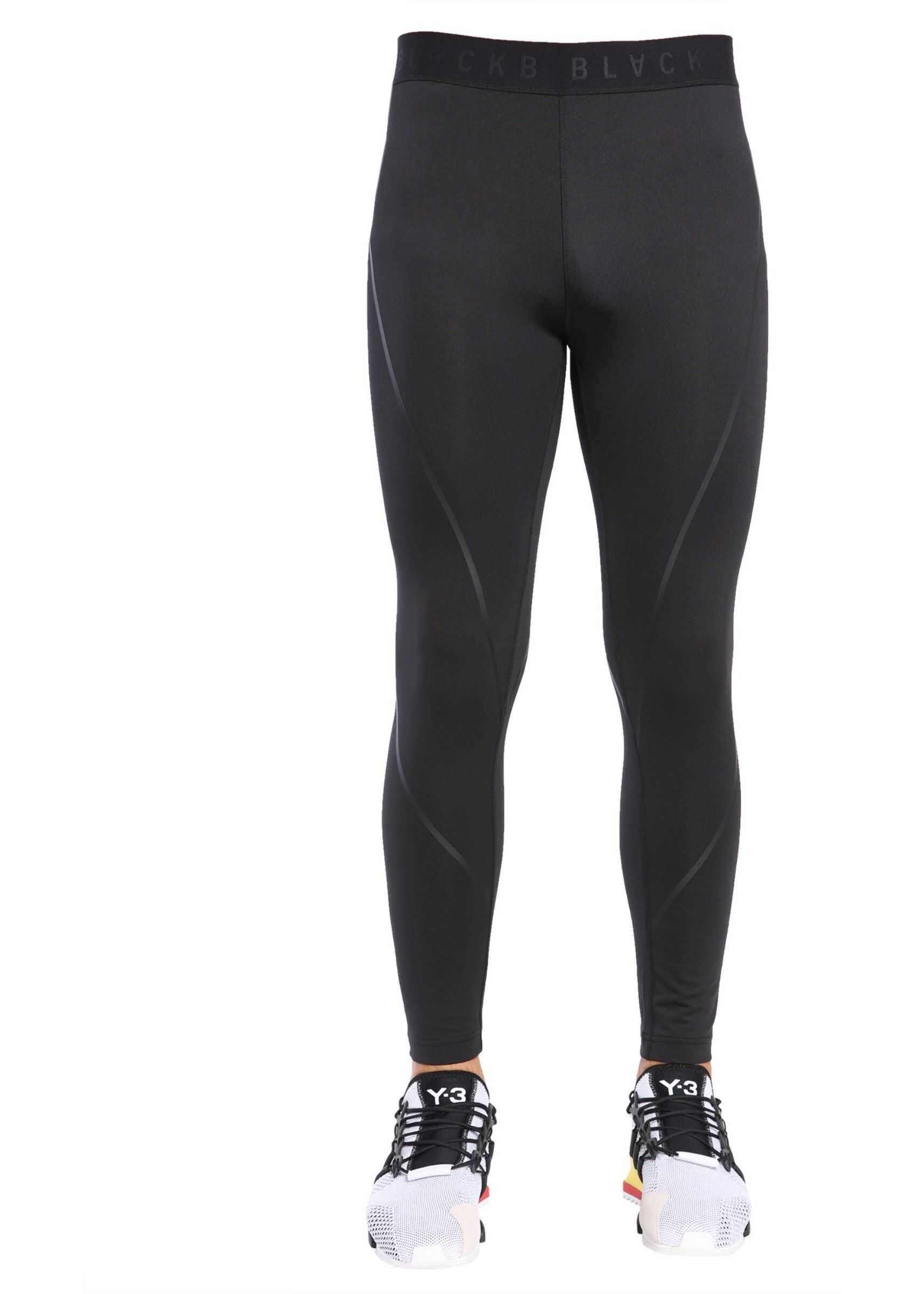 Blackbarrett by Neil Barrett Fine Line Compression Leggings PXJP765_1CF001 BLACK