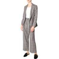 Costume Overcheck Wool Suit Femei