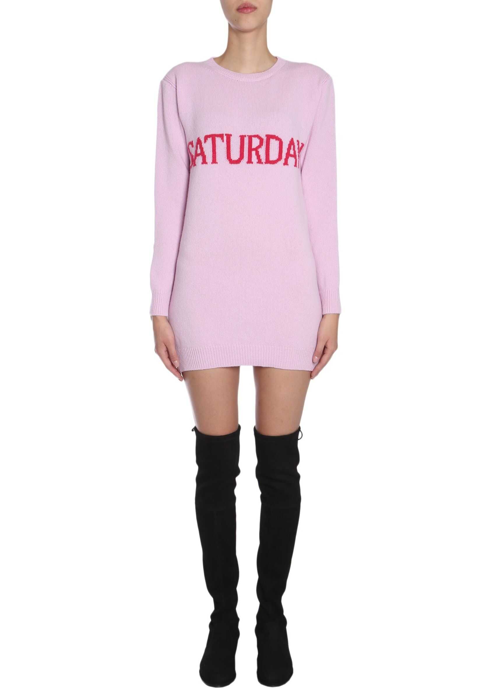 Alberta Ferretti Knit Dress PINK