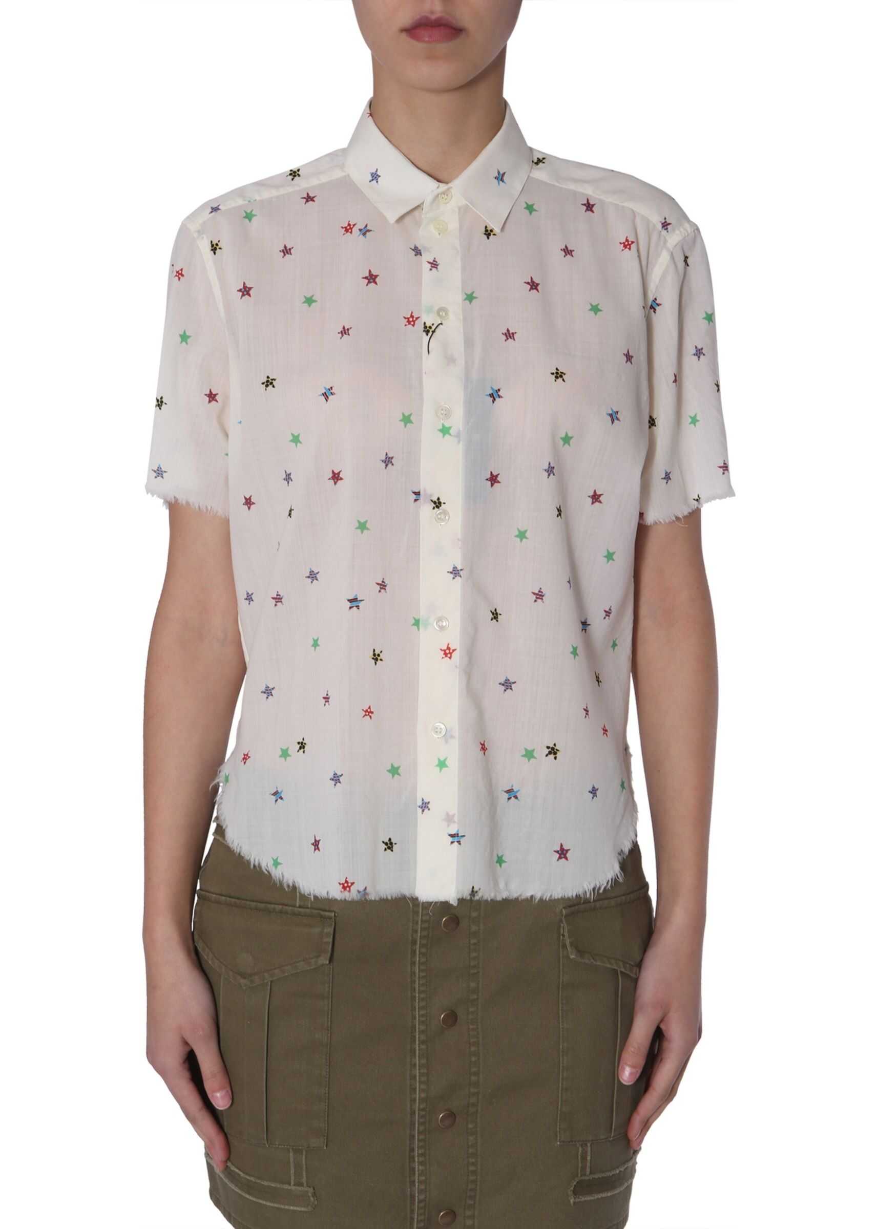 Saint Laurent Short Sleeved Shirt IVORY