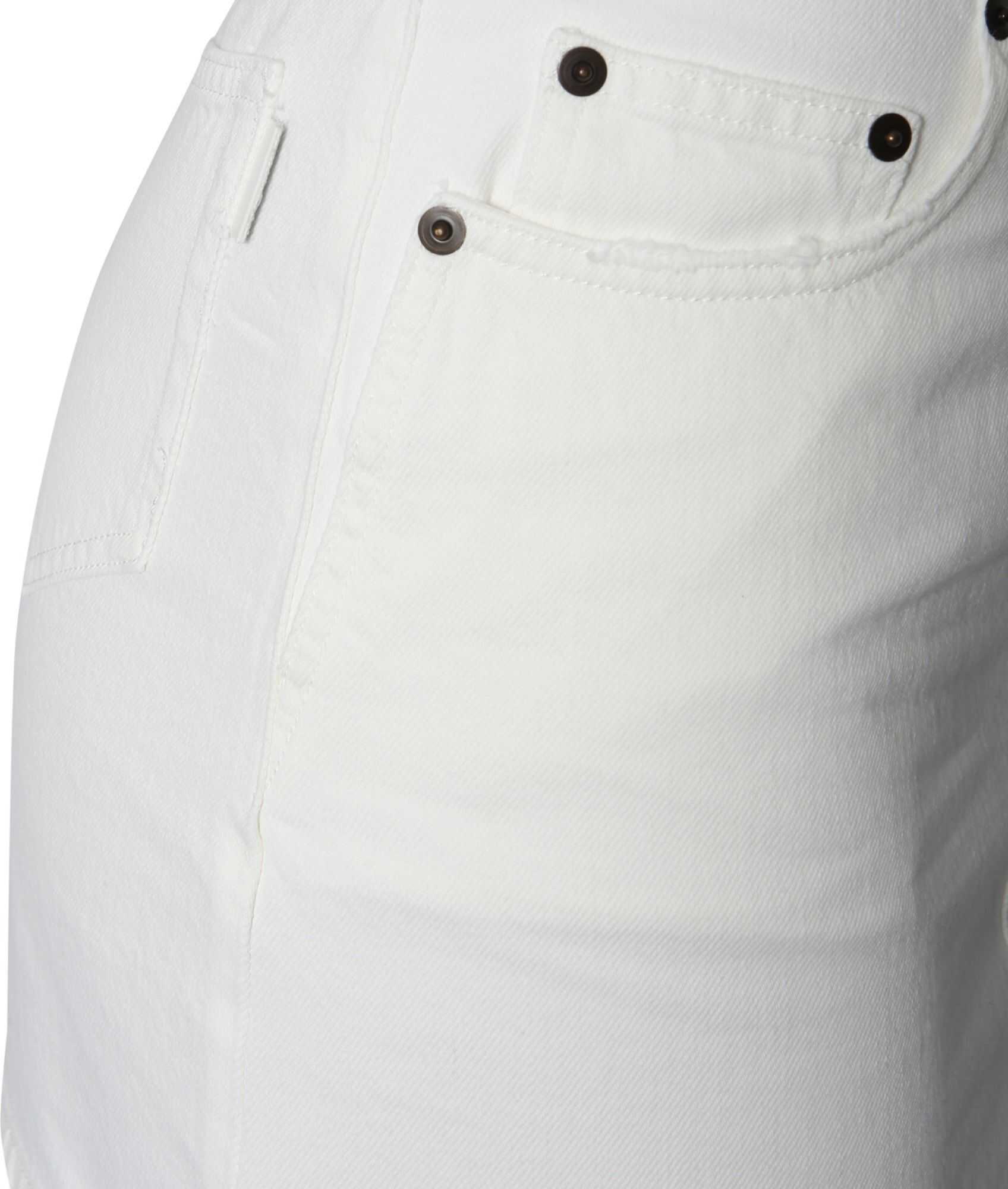 Saint Laurent Denim Mini Skirt WHITE