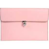 Genti Plic Skull Turn Lock Closure Pouch Femei