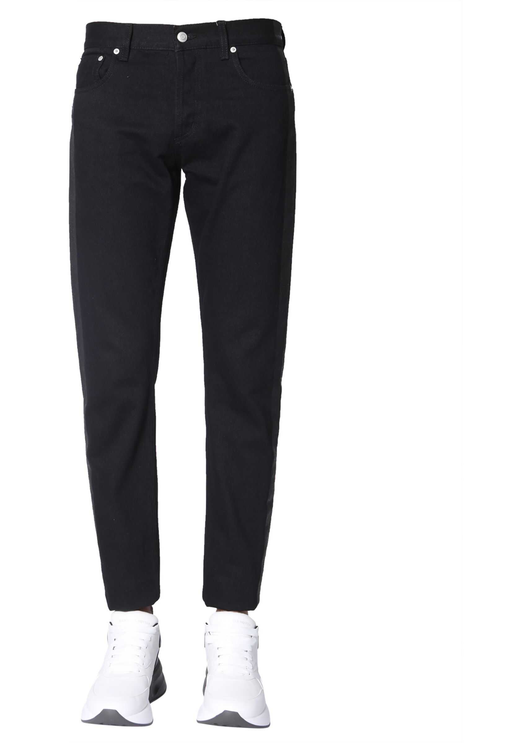 Blug Alexander McQueen Slim Fit Jeans BLACK