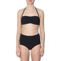 Costume de Baie Striped Top Femei