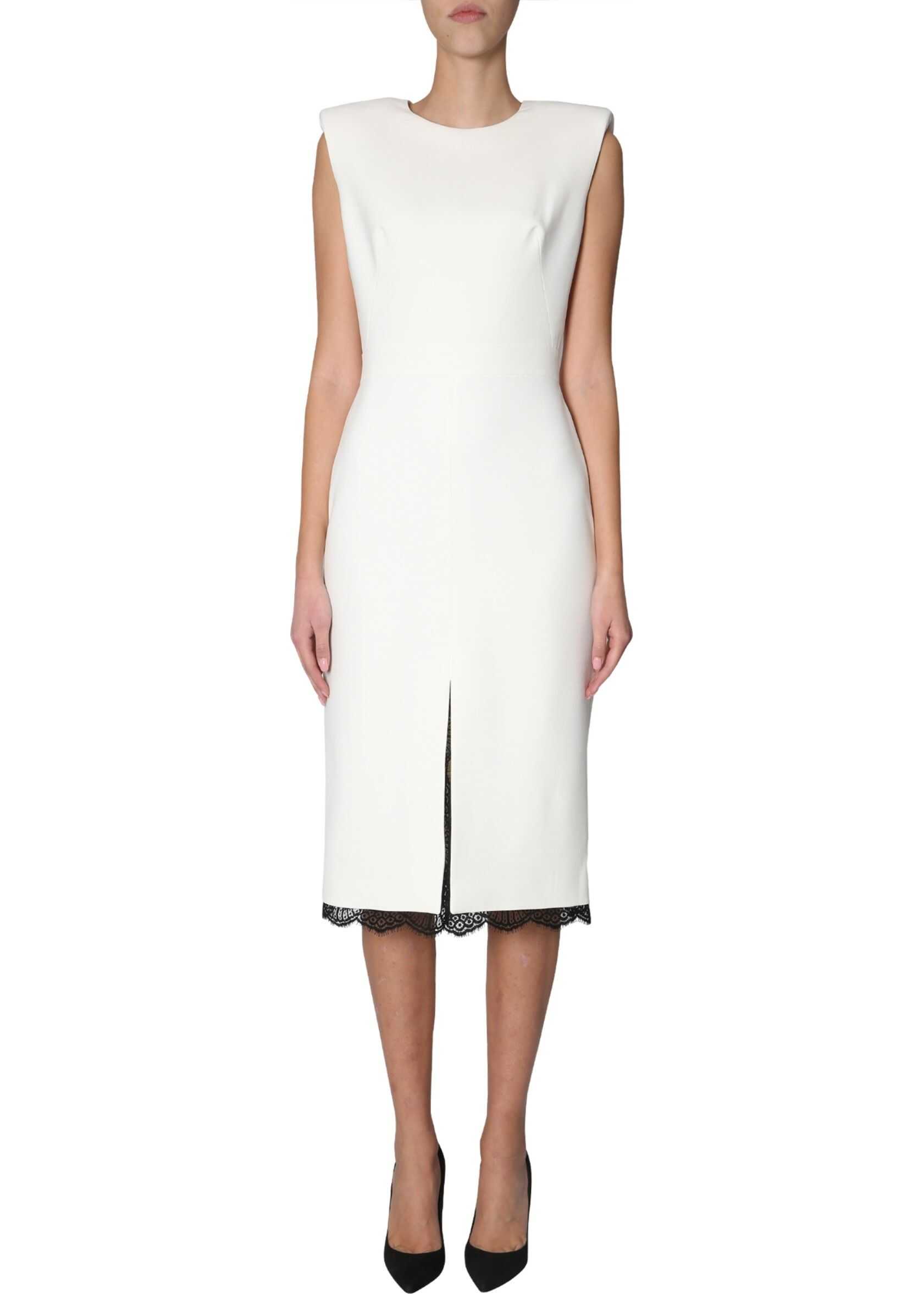 Alexander McQueen Sleeveless Dress IVORY