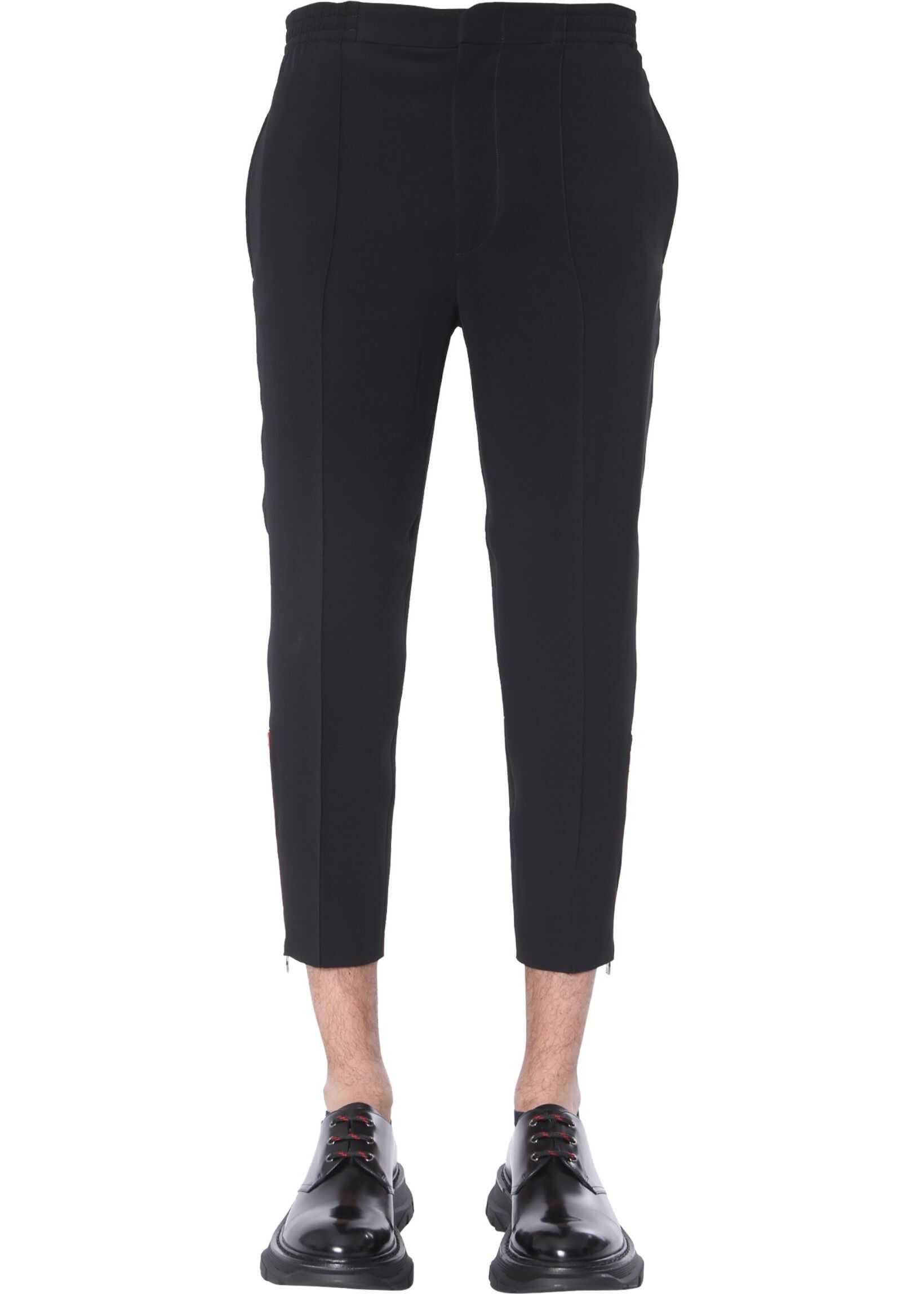 Alexander McQueen Cropped Trousers BLACK
