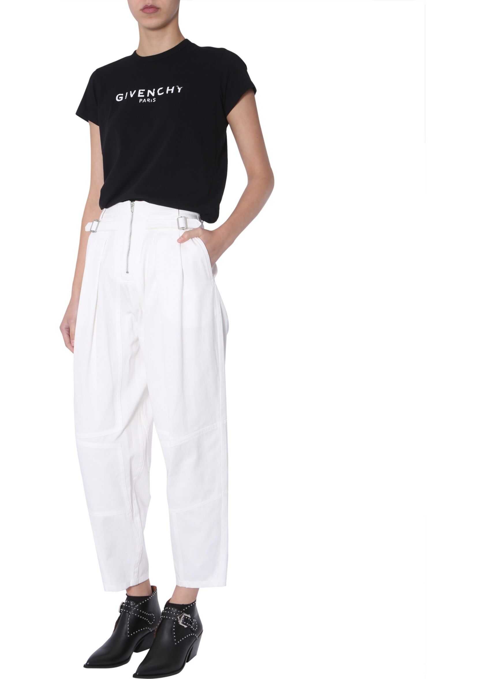 Givenchy High Waist Trousers WHITE