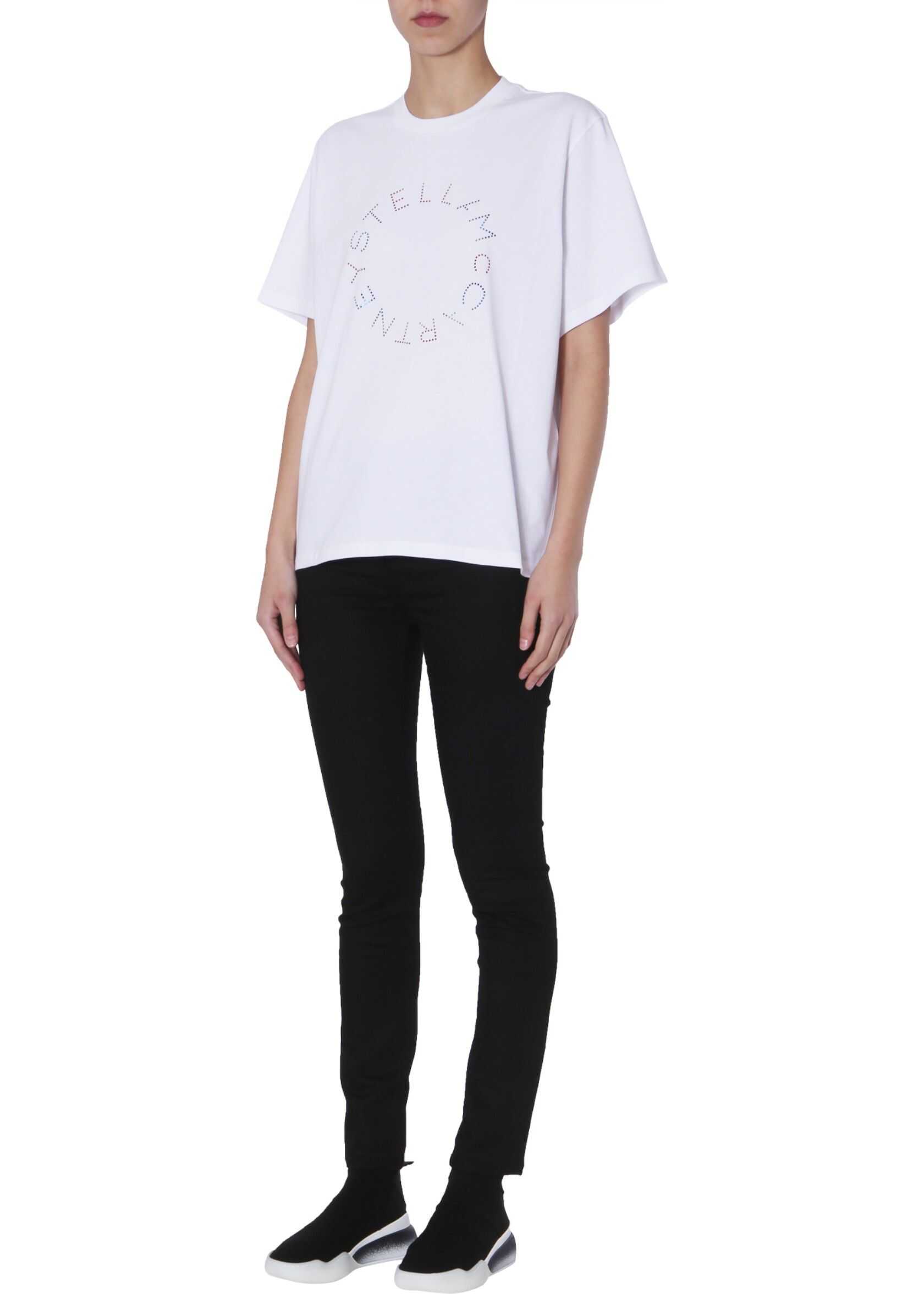 adidas by Stella McCartney Crew Neck T-Shirt WHITE