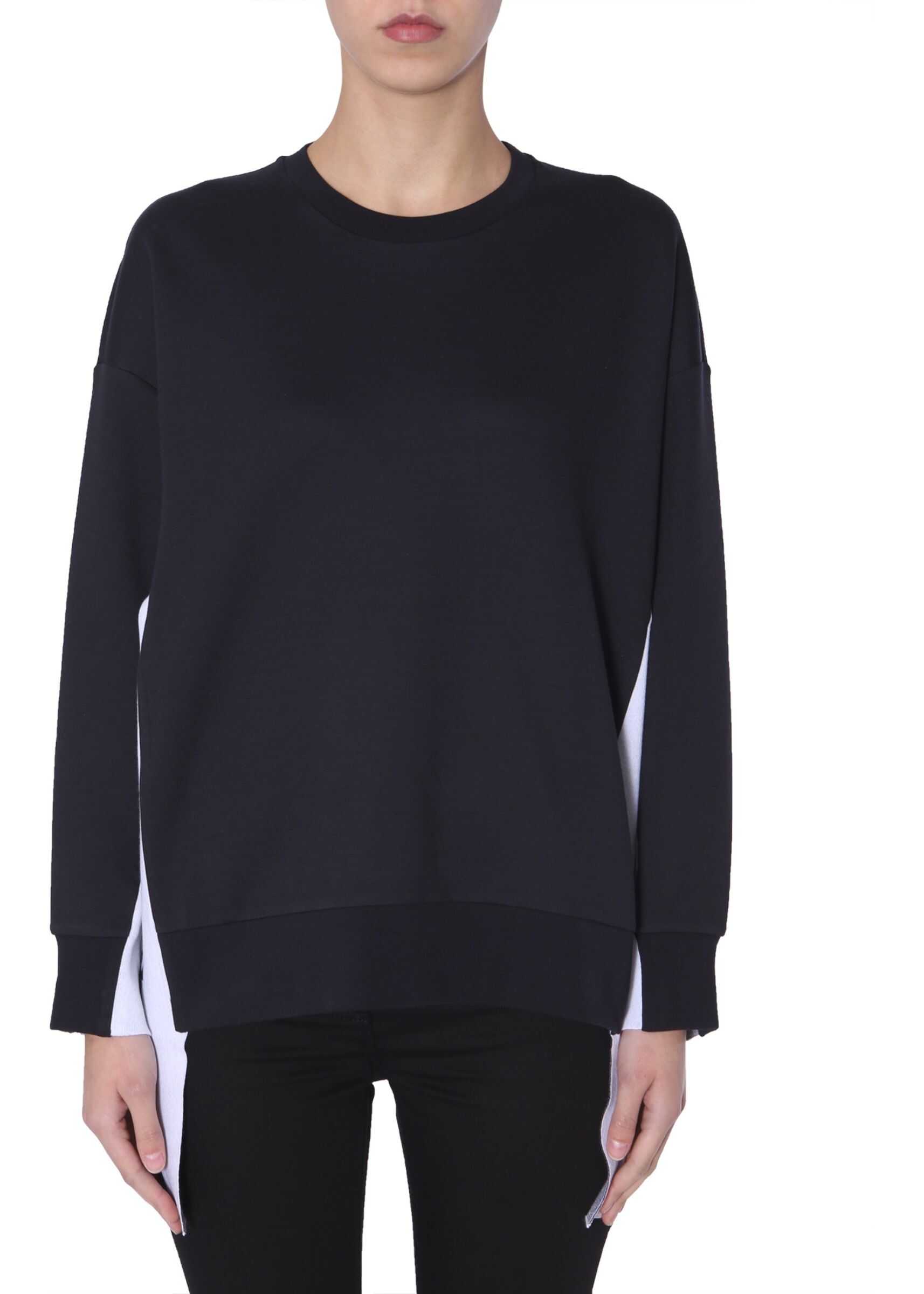 Bluza adidas by Stella McCartney Sweatshirt With Logo Inserts BLACK