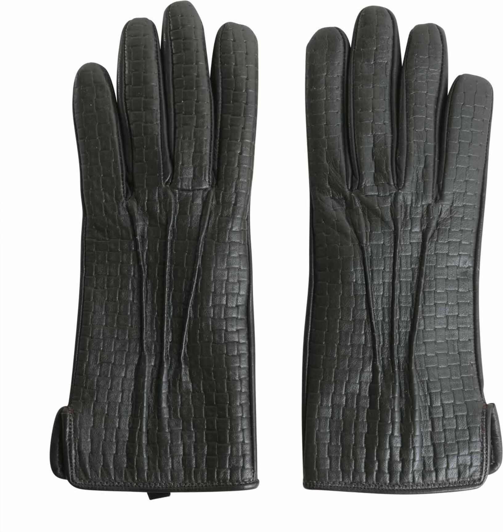 Tru Trussardi Gloves In Printed Nappa GREY