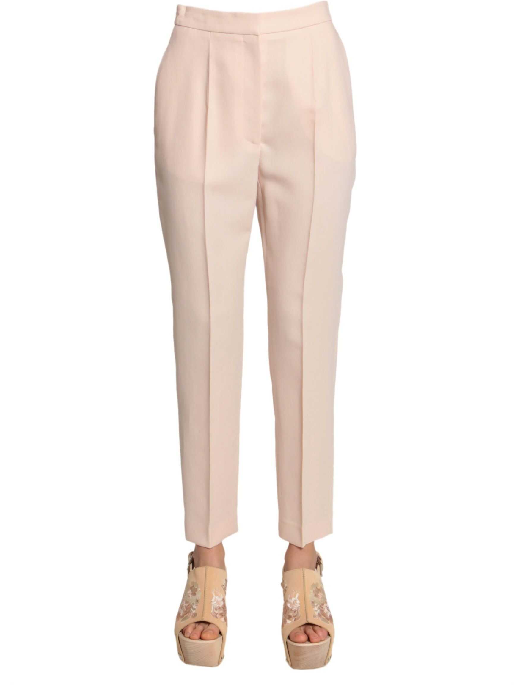 Alexander McQueen High Waist Trousers PINK