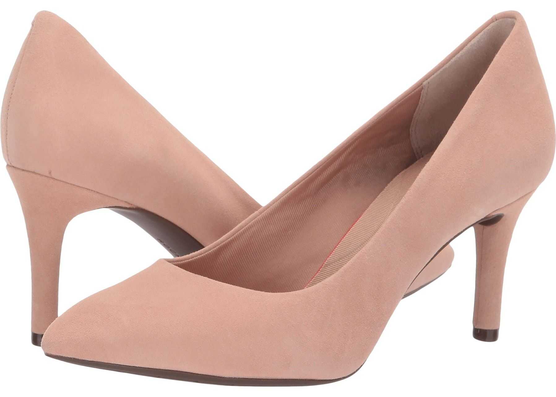 Rockport Total Motion 75mm Pointy Toe Pump Dusty Peach