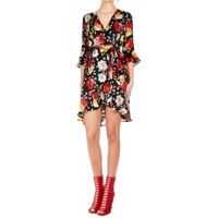 Rochii Wrap dress with floral print Femei