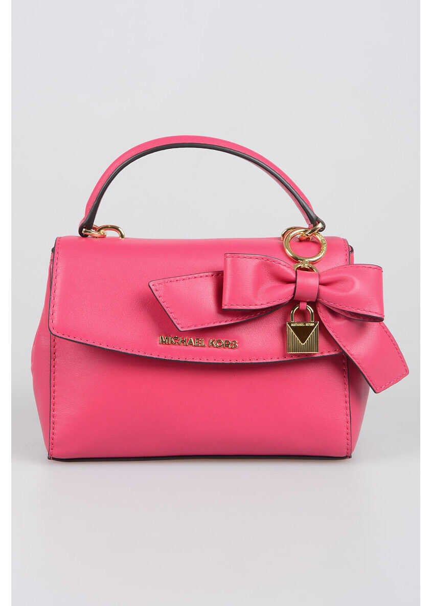 Michael Kors Leather Shoulder Bag PINK