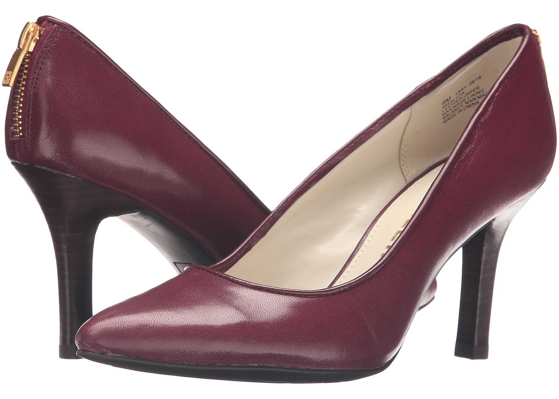 Pantof Anne Klein Falicia Wine/Wine Leather