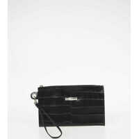 Genti Plic Leather Mini Pochette Femei