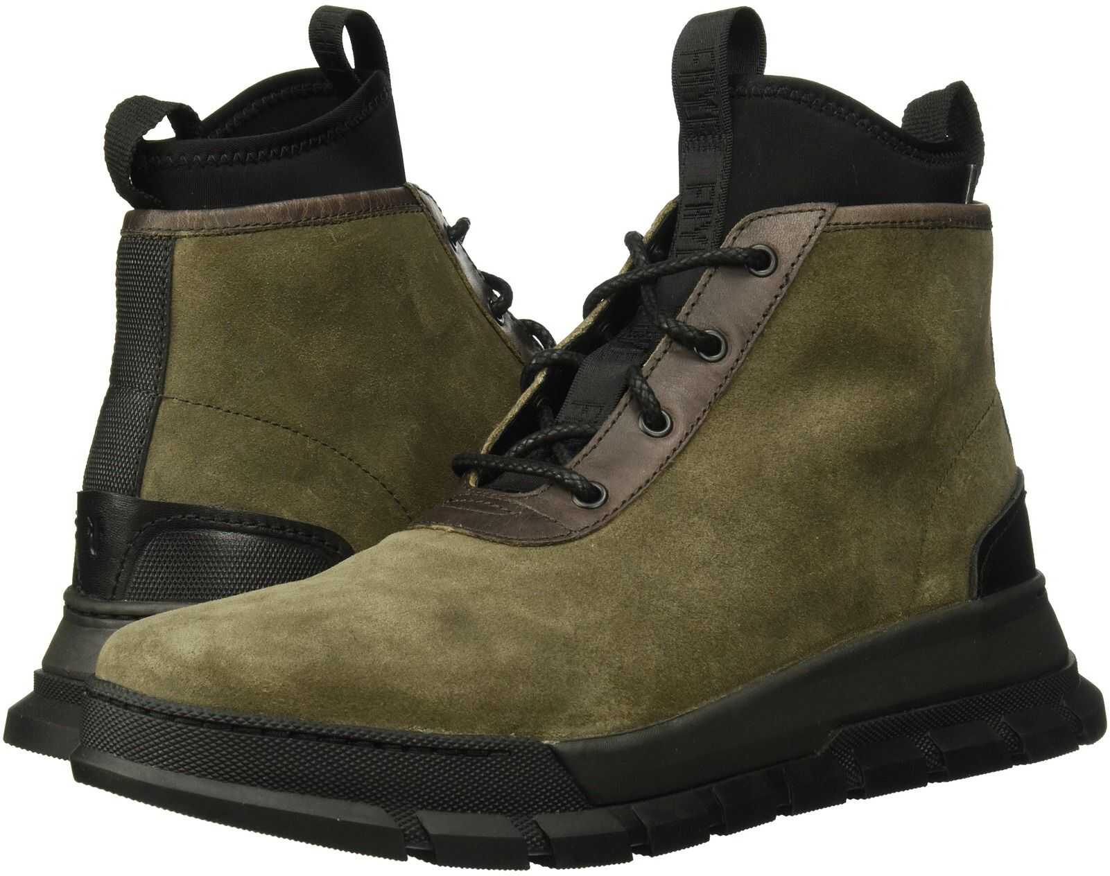 Bocanc Frye Explorer Chukka Charcoal Multi Silky Suede/Smooth Full Grain