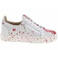 Tenisi & Adidasi Double Sketch Sneakers In Red And White Barbati