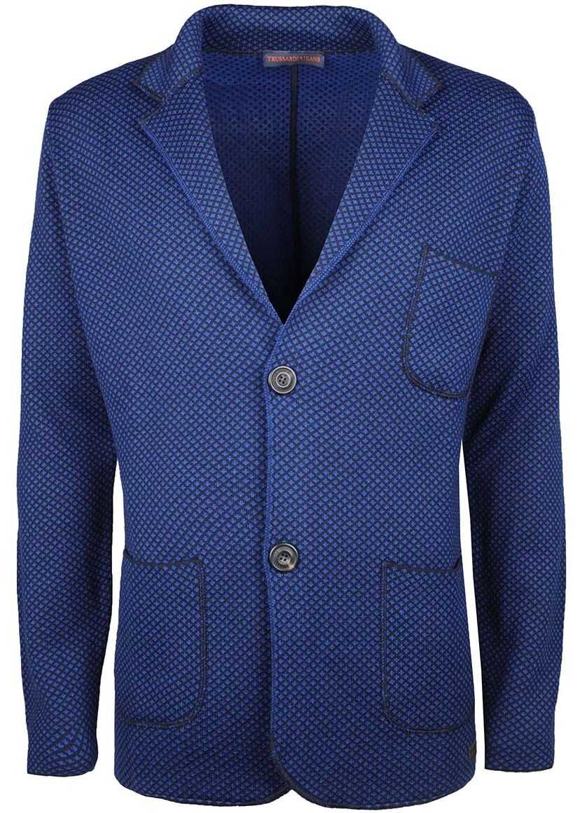 Trussardi Jacquard 52H00005 Niebieski