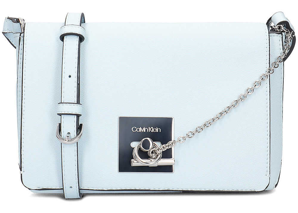 Calvin Klein Lock Med Flap Crossbody Niebieski