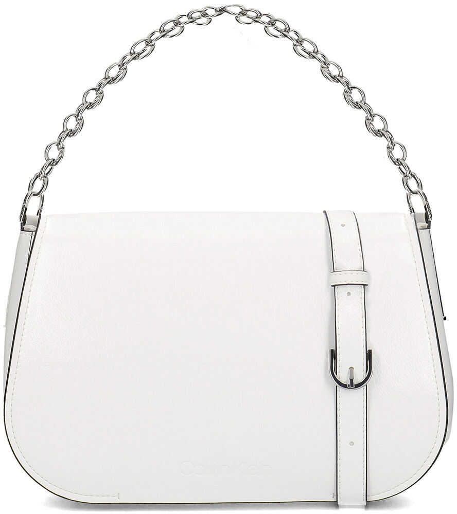 Calvin Klein Dressed Up Satchel Biały
