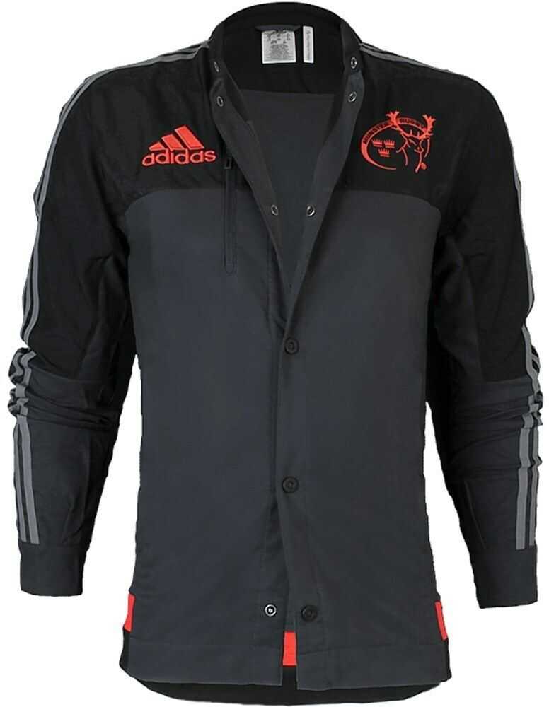 adidas Munster Anthem Jacke* NEGRE/GRI/ROȘII