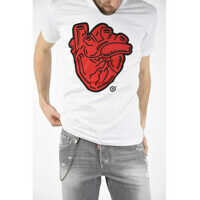 Tricouri Heart Printed T-shirt Barbati