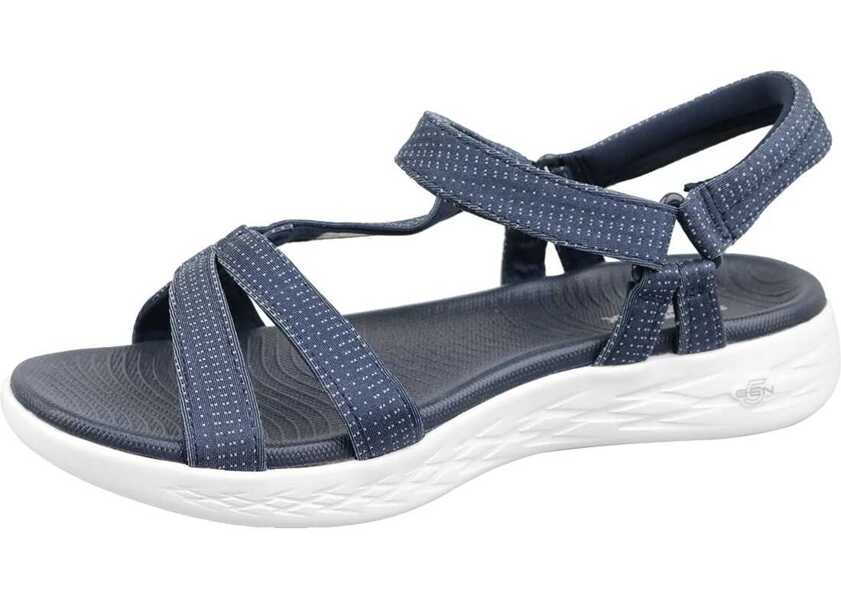 Sandale fara toc SKECHERS On the GO 600 - Brilliancy Navy Femei (BM 6462017) 2