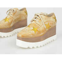 Pantofi Faux Leather Stars Derby Shoes Femei