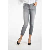 Blugi drepti Stretch Denim Jeans 14 cm Femei