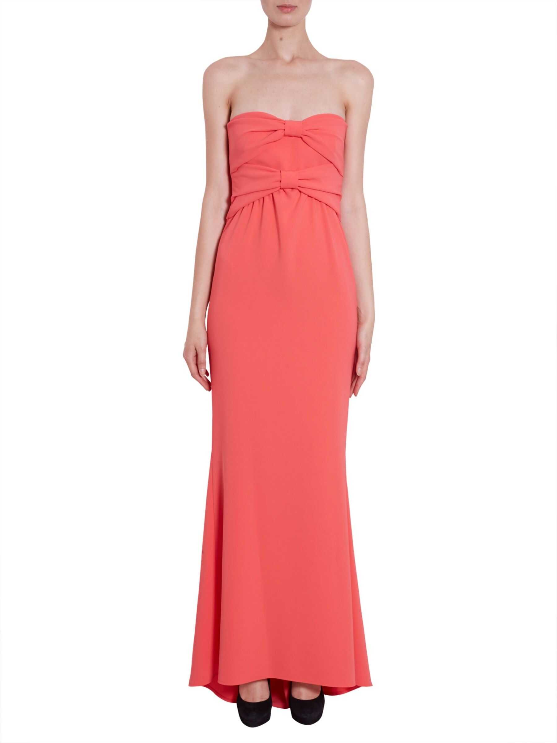 LOVE Moschino Long Crêpe Dress RED