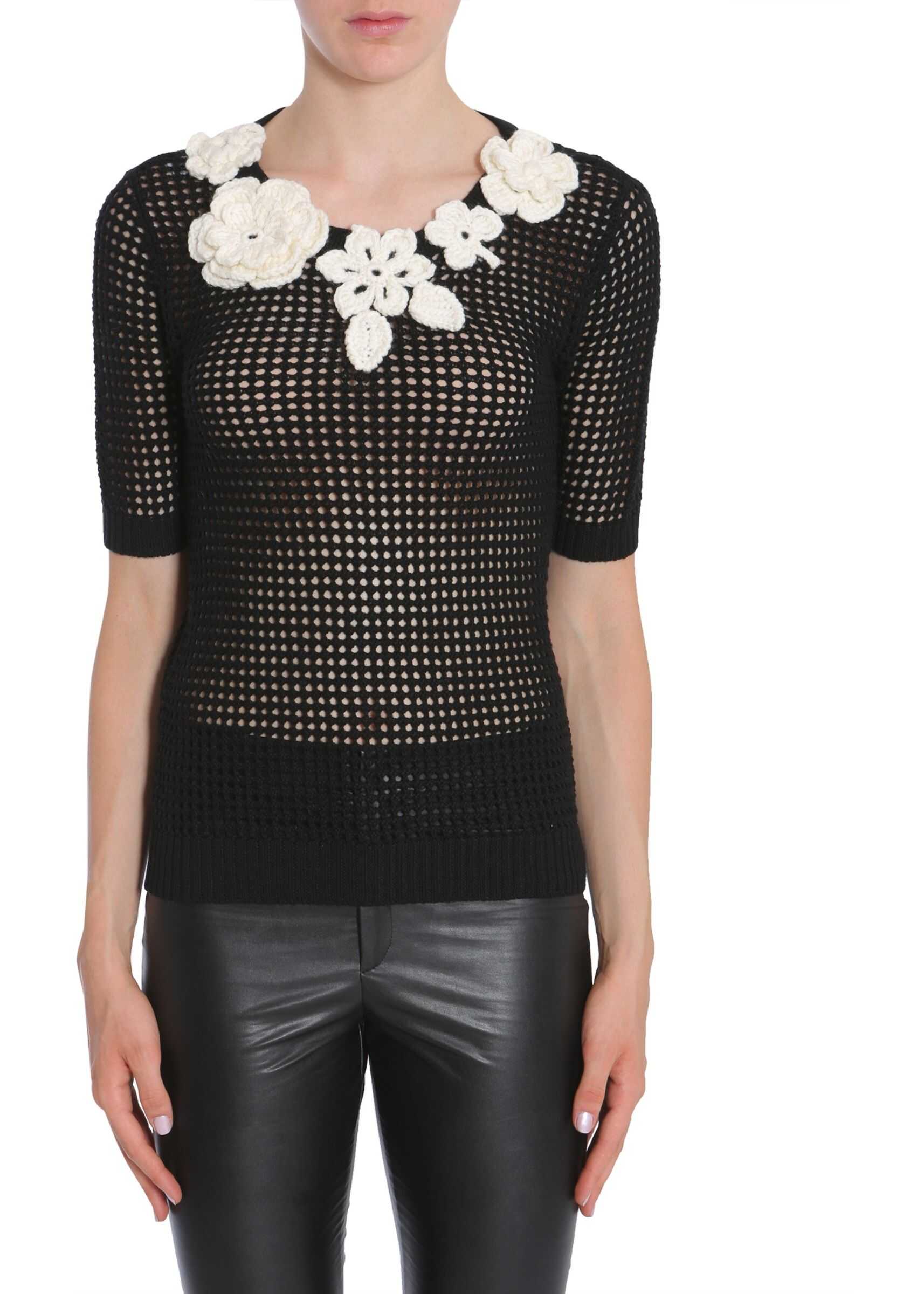 LOVE Moschino Short Sleeve Jumper MILITARY GREEN