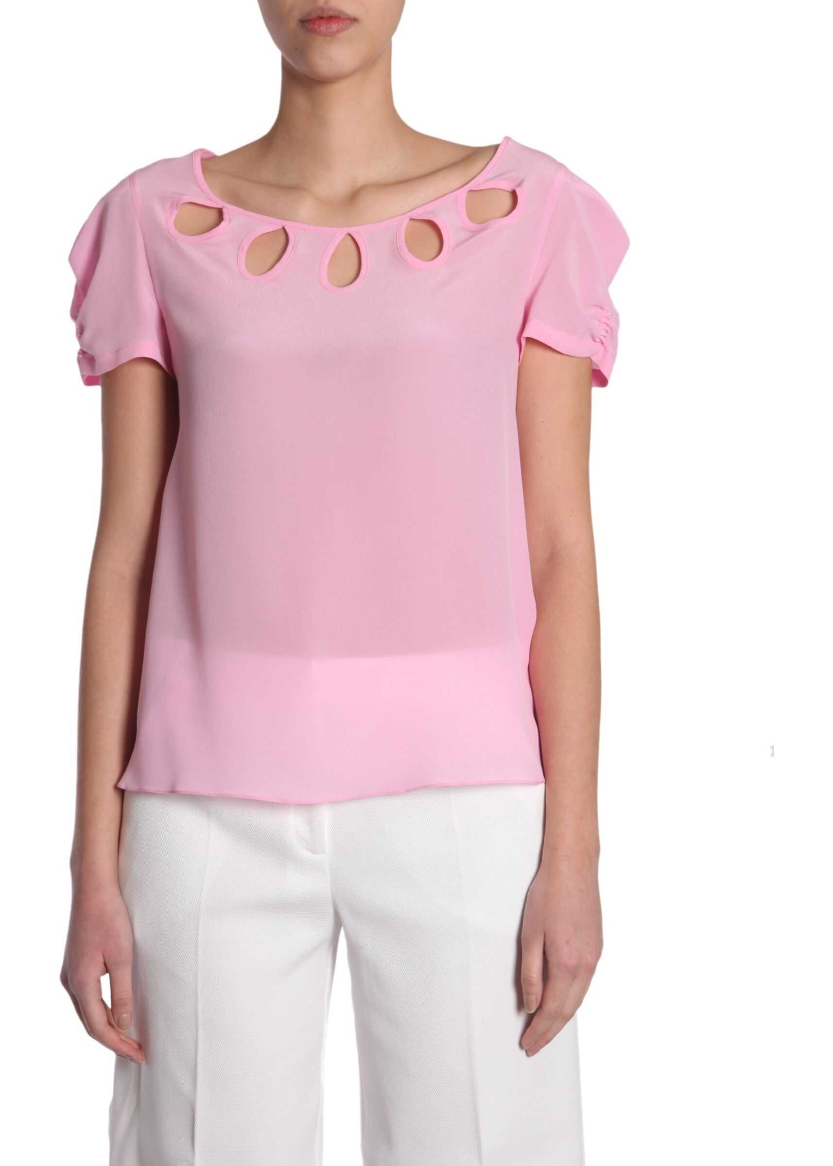 LOVE Moschino Crêpe T-Shirt PINK