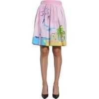 Fuste casual Cotton Poplin Skirt Femei