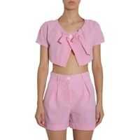 Sacouri office Striped Bolero Femei