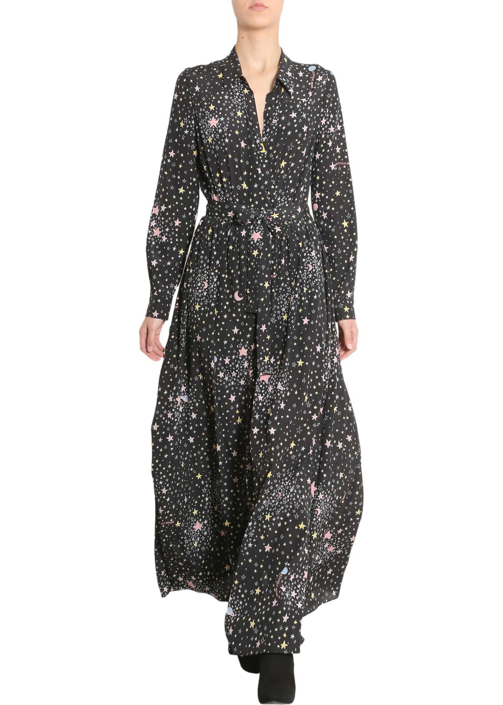 LOVE Moschino Long Skirt BLACK
