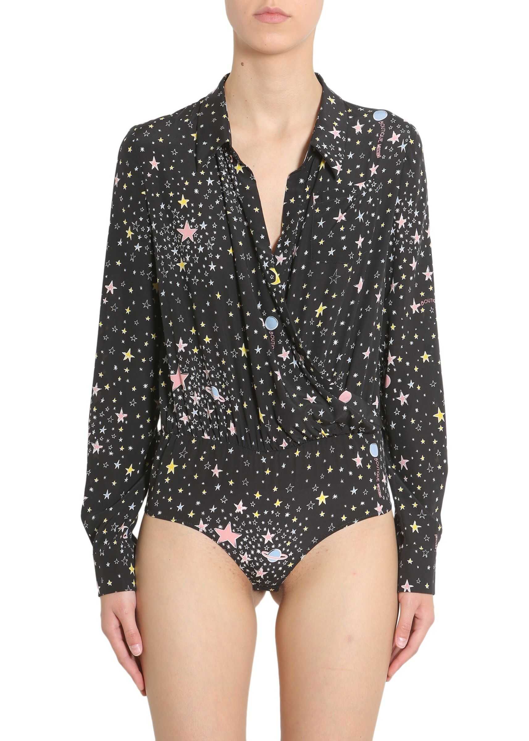 LOVE Moschino V Collar Body BLACK