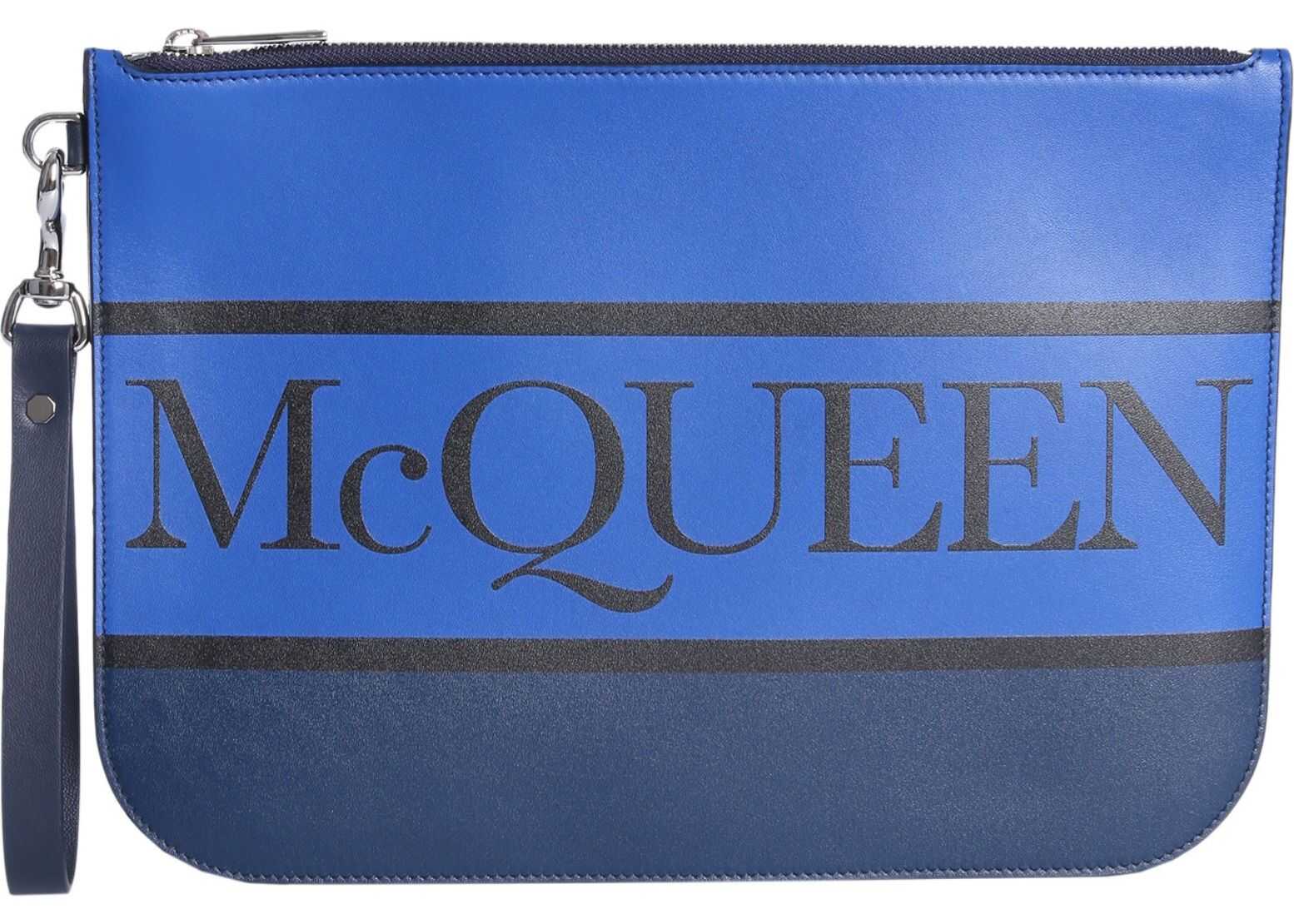 Alexander McQueen Logo Pouch BLUE
