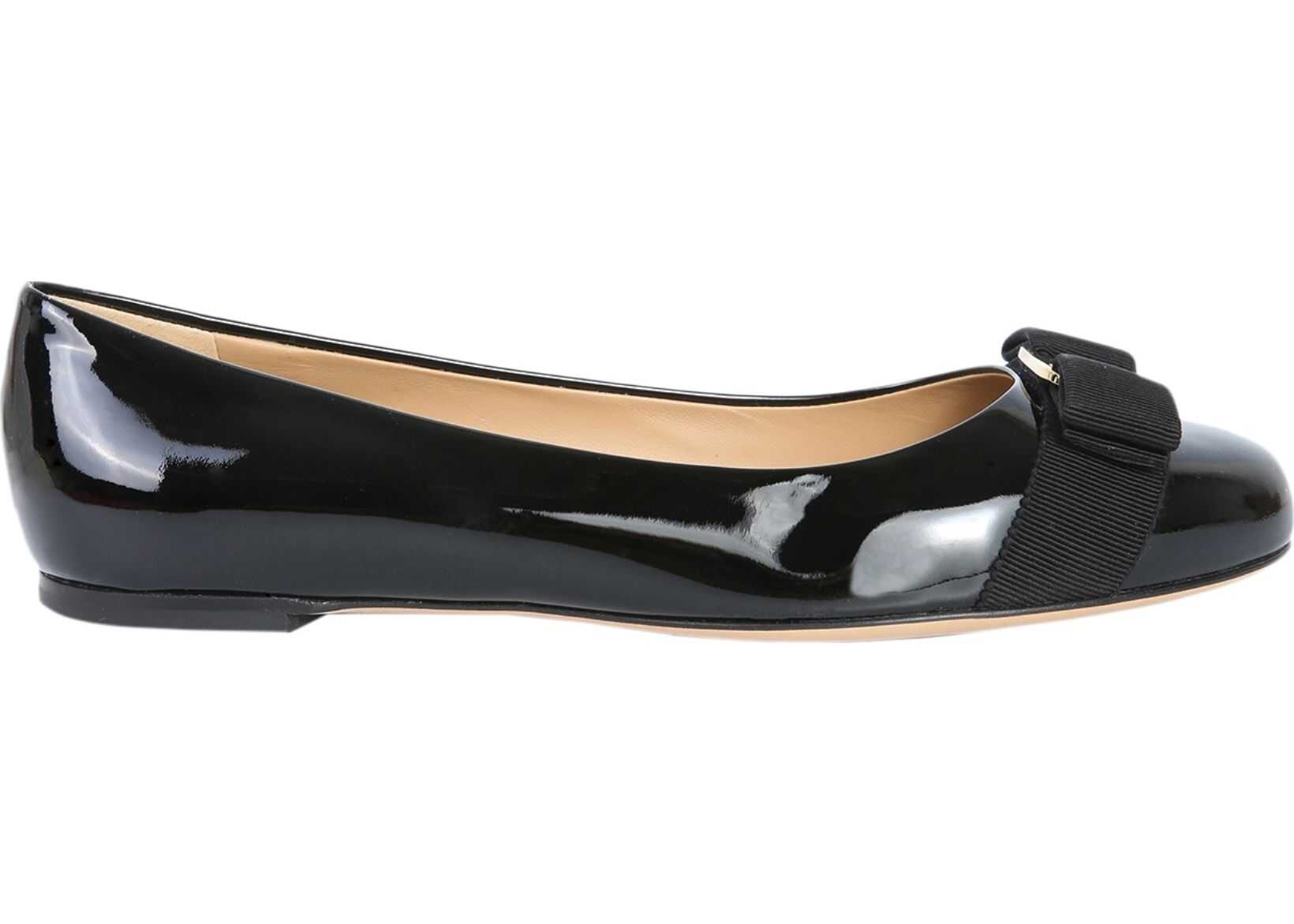 Salvatore Ferragamo Ballerina Varina BLACK