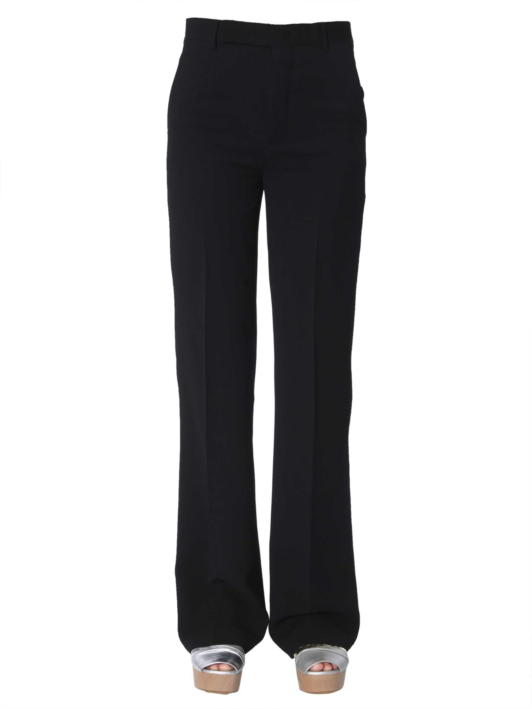 Rick Owens Wide Trousers BLACK