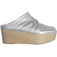 Sandale Draped Leather Mules Femei
