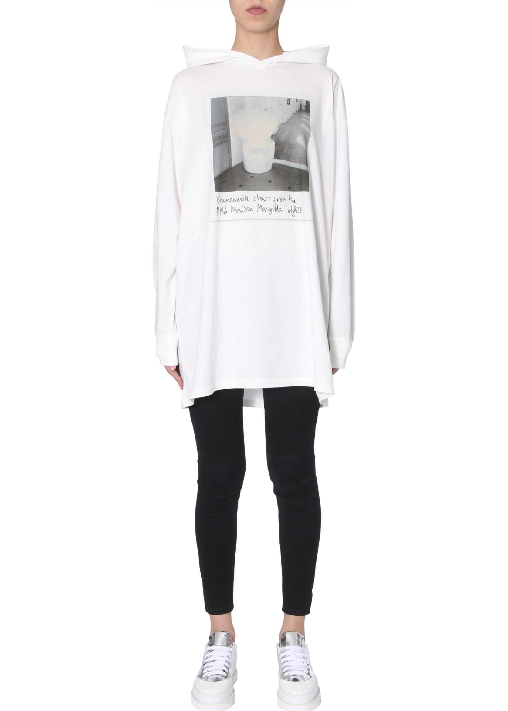 MM6 Maison Margiela Hooded Dress WHITE