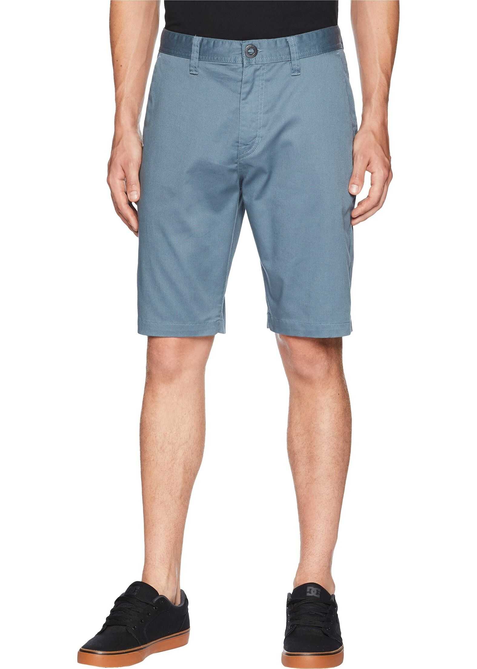 Volcom Zap Frickin Mod Stretch Shorts Ash Blue