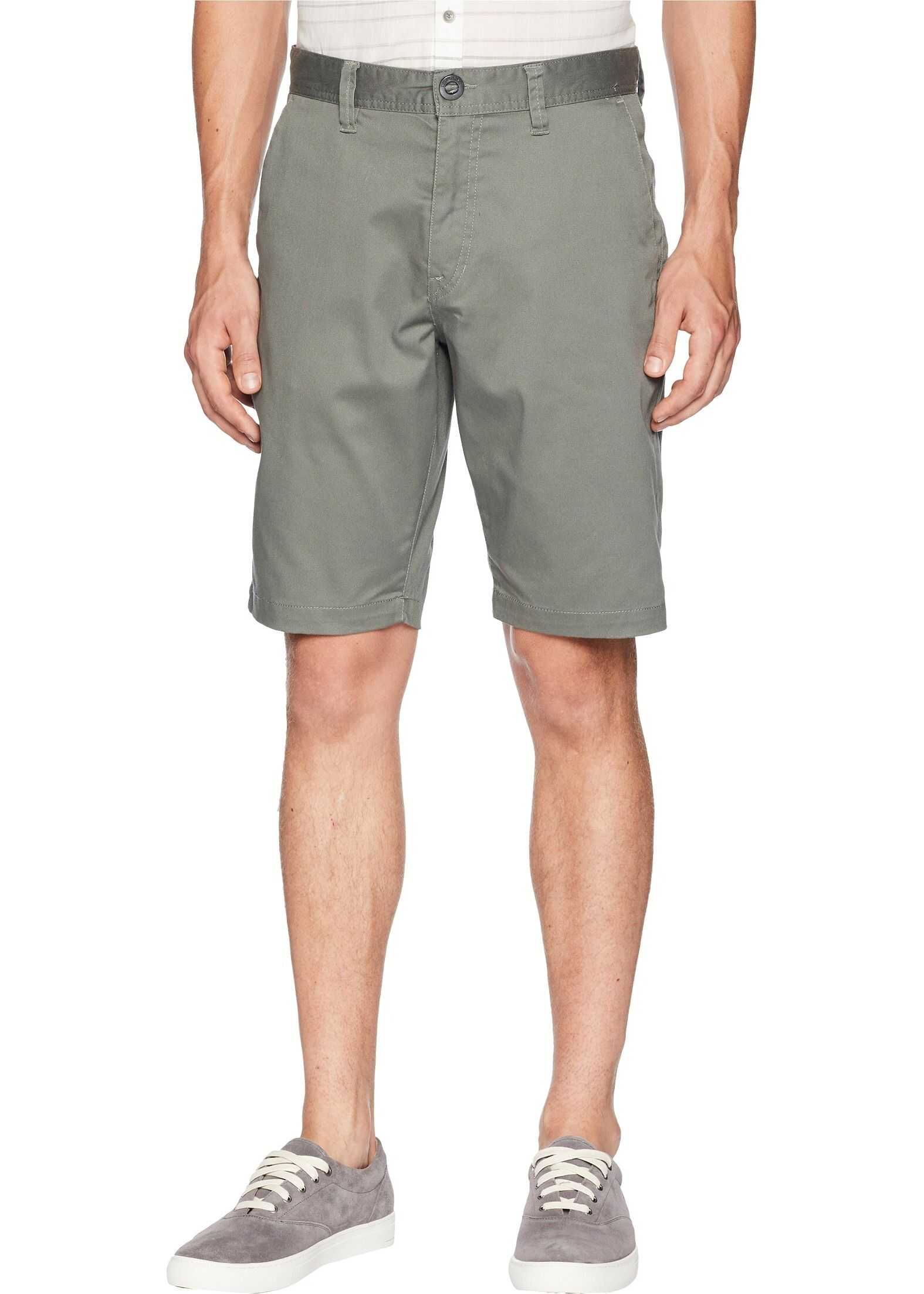 Volcom Zap Frickin Mod Stretch Shorts Dusty Green