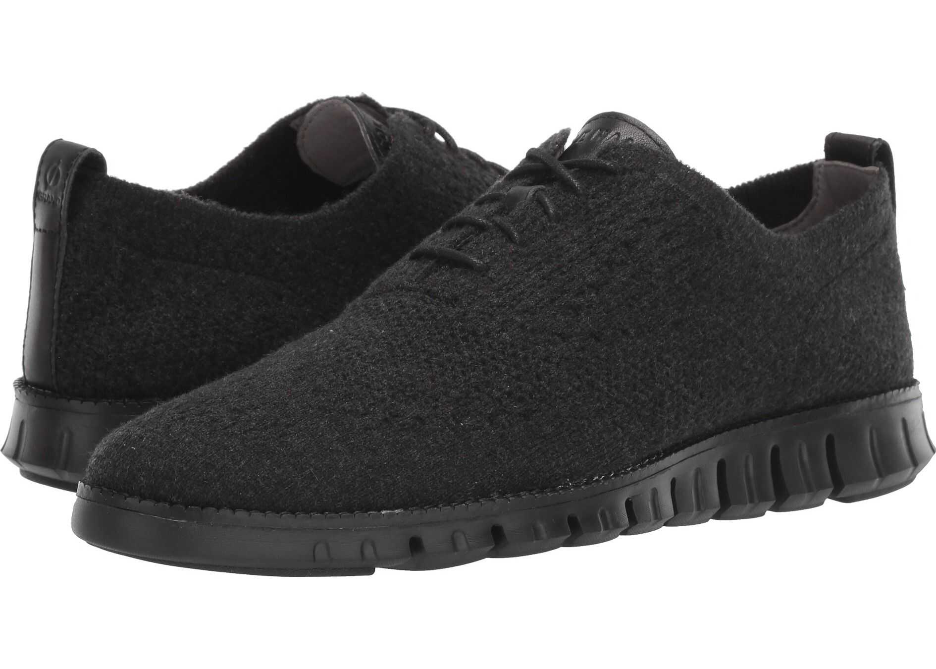 Cole Haan Zerogrand Stitchlite Wool Oxford Black Wool/Black