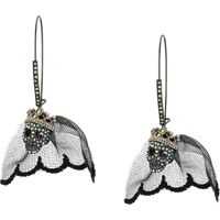 Cercei Skull Bride Long Drop Earrings Femei